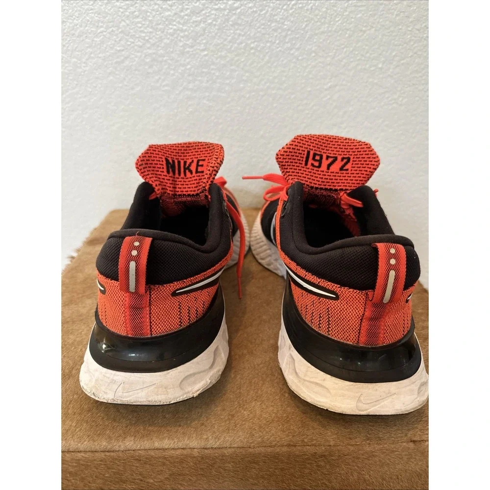 Size 8.5 Nike React Infinity Run Flyknit 2 Bright Crimson Black CT2357-600 Sz 14